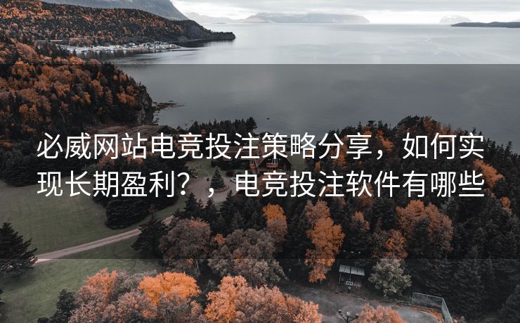必威网站电竞投注策略分享，如何实现长期盈利？，电竞投注软件有哪些  第2张