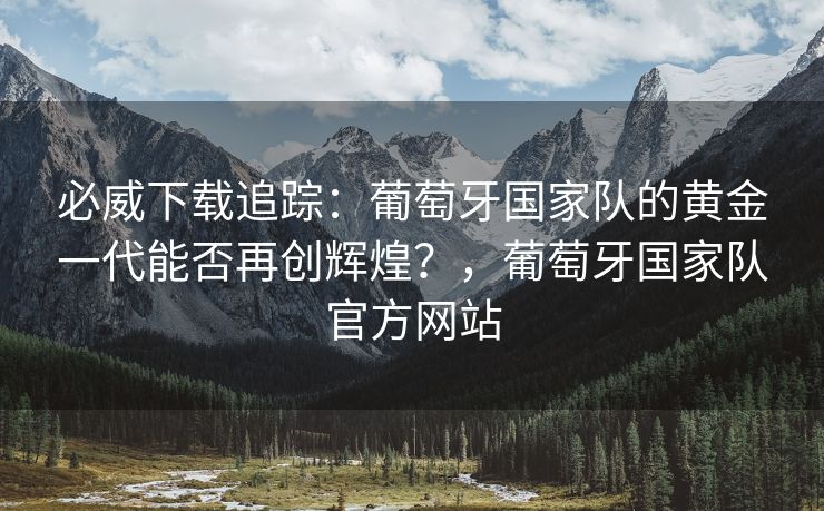 必威下载追踪：葡萄牙国家队的黄金一代能否再创辉煌？，葡萄牙国家队官方网站  第2张